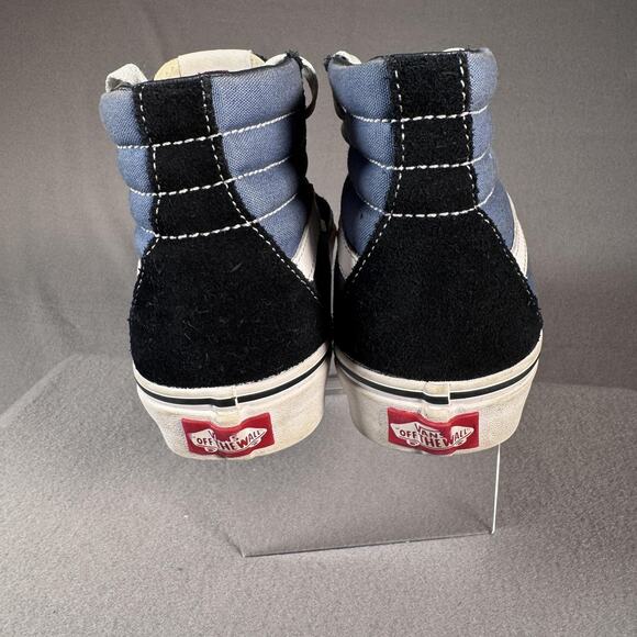 Vans Sk8-Hi Shoes Mens Size 4.5 Womens 6 Classic Canvas‎ Skateboard High Top - Picture 5 of 9